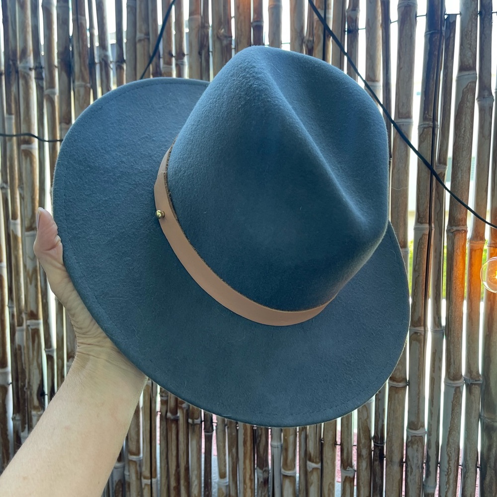 Lack of Color Blue/Gray Wool  hat , never worn.  Size Small